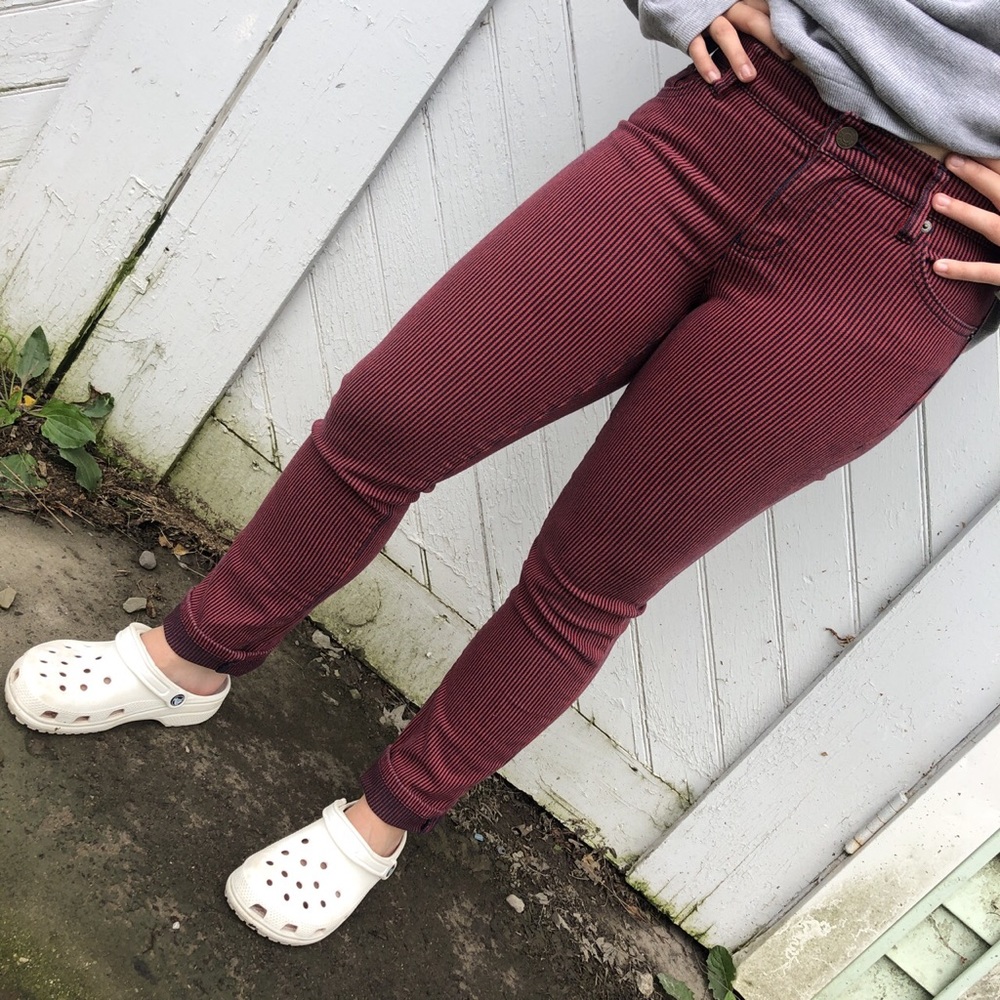 Pin stripe pants